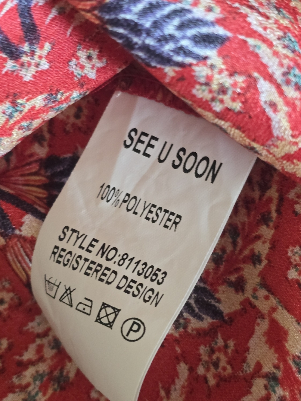 See U Soon Long Sleeve Floral Blouse - Picture 9 of 10